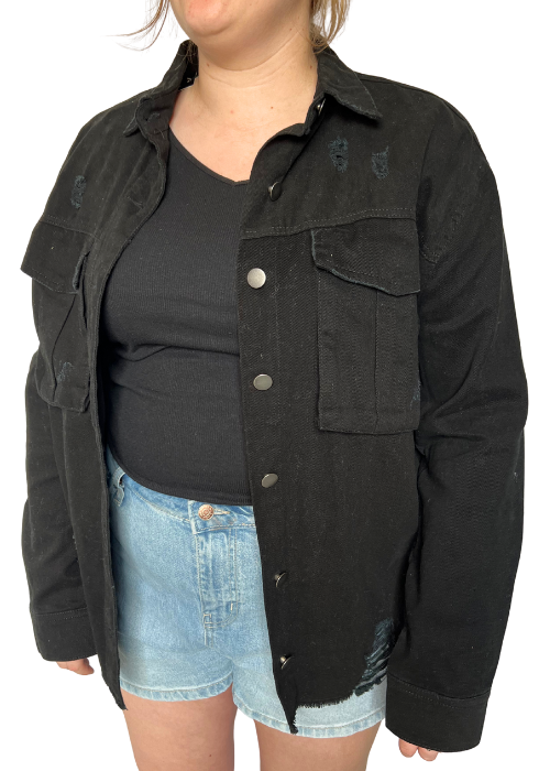 Black Denim Jacket