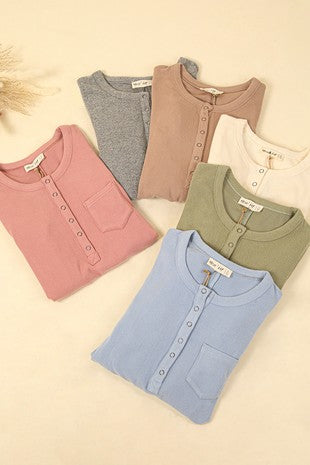 Henley Soft Long Sleeve