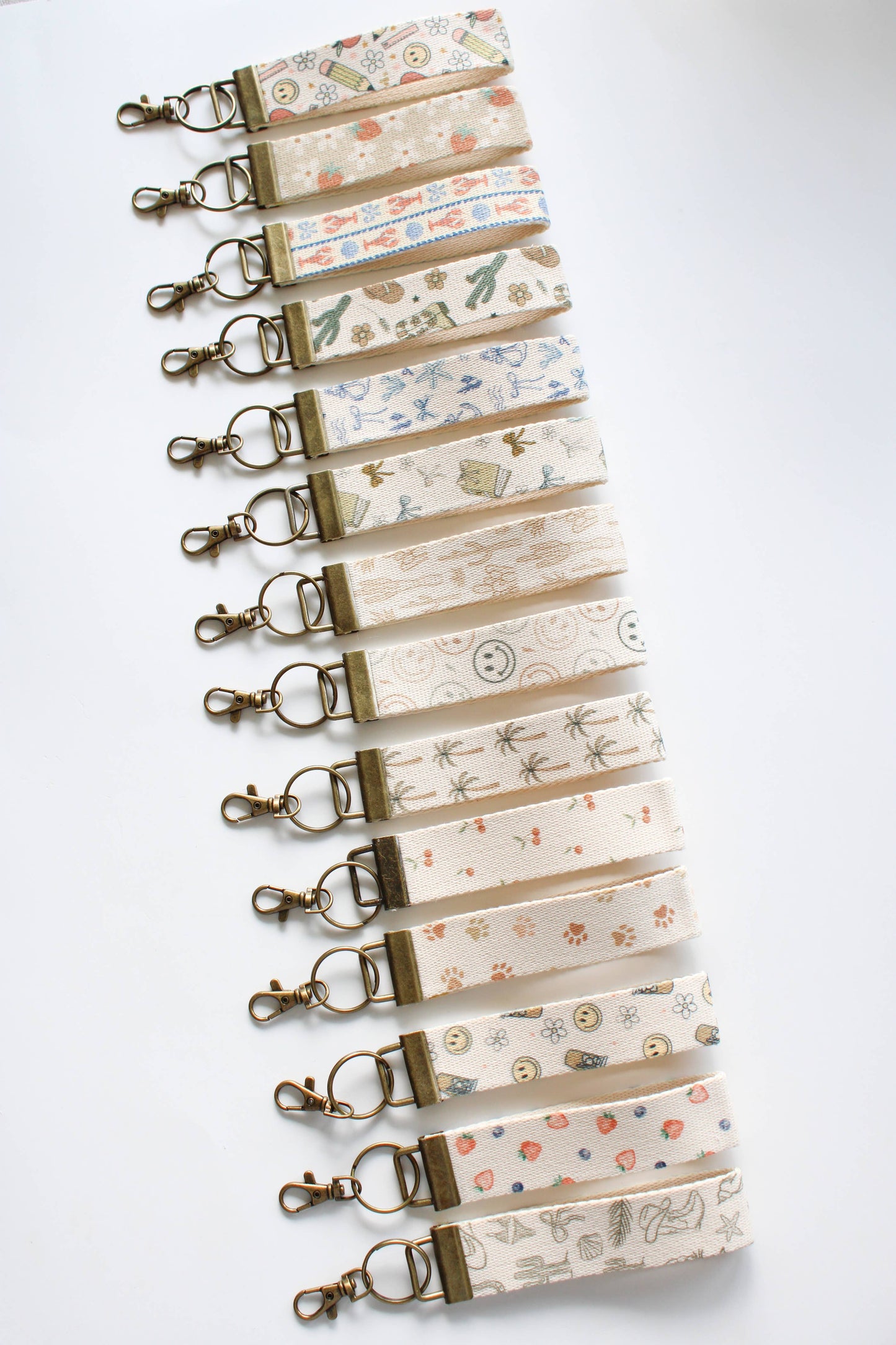 Canvas Wrist Keychain