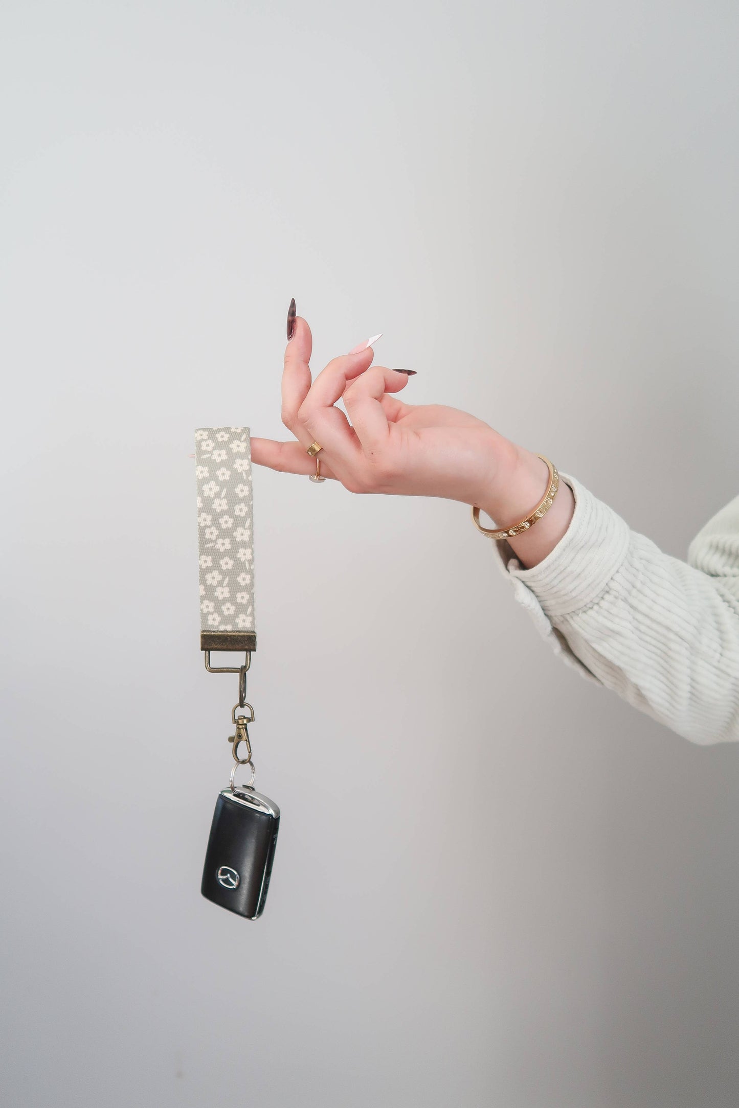 Canvas Wrist Keychain