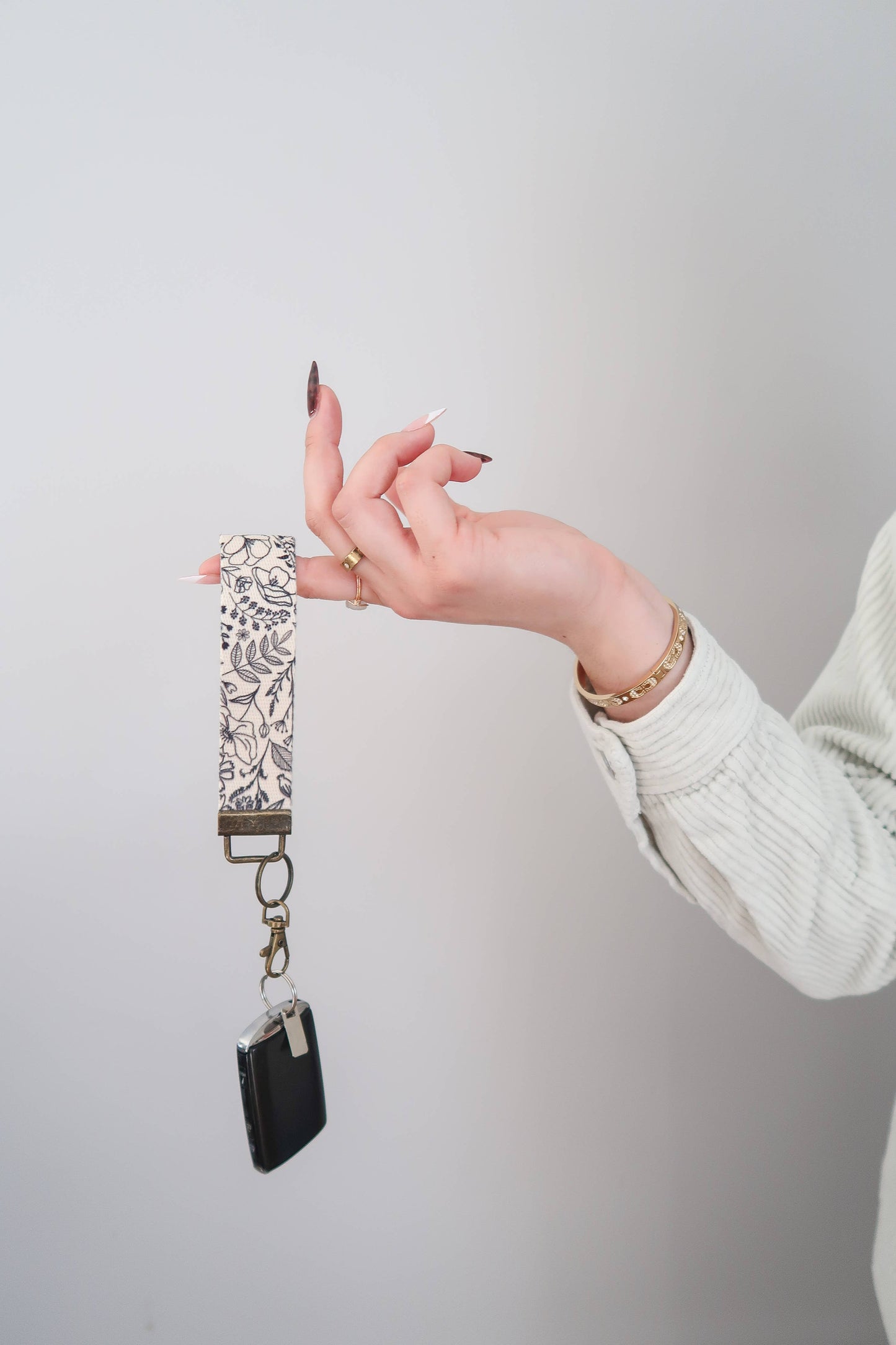 Canvas Wrist Keychain