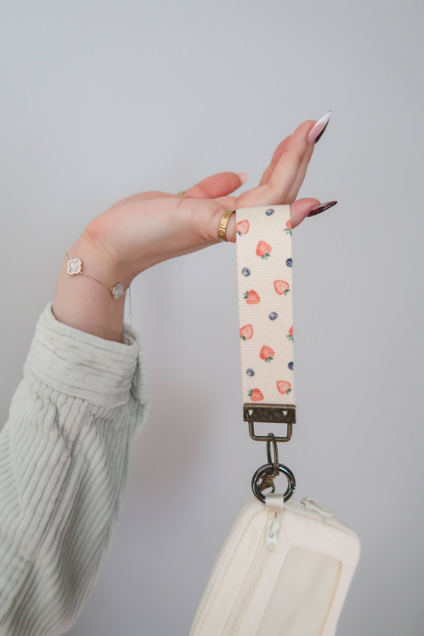 Canvas Wrist Keychain