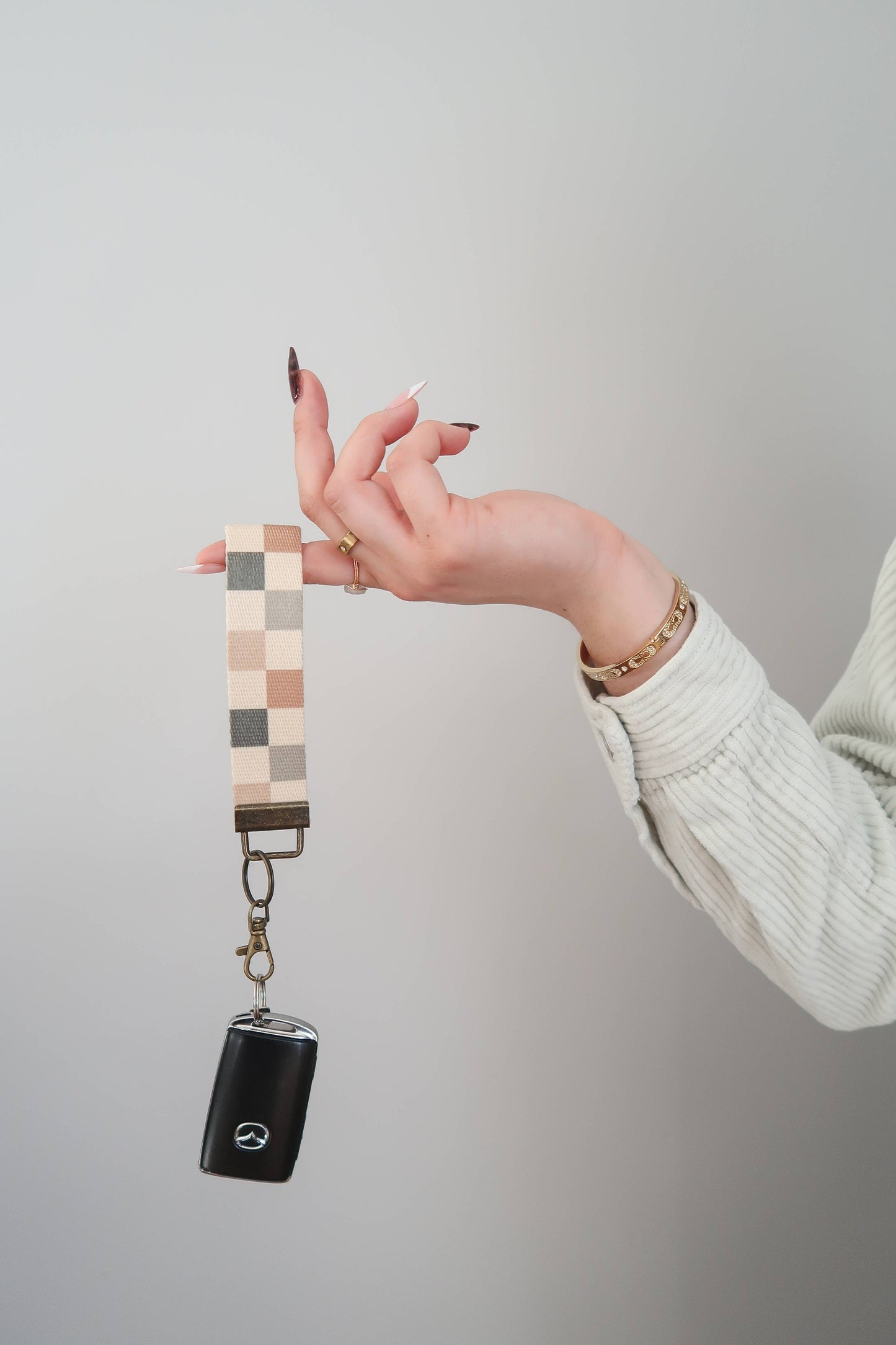 Canvas Wrist Keychain