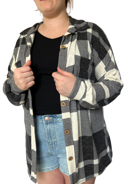 Black Plaid Flannel