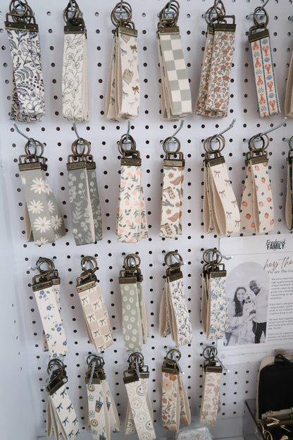 Canvas Wrist Keychain