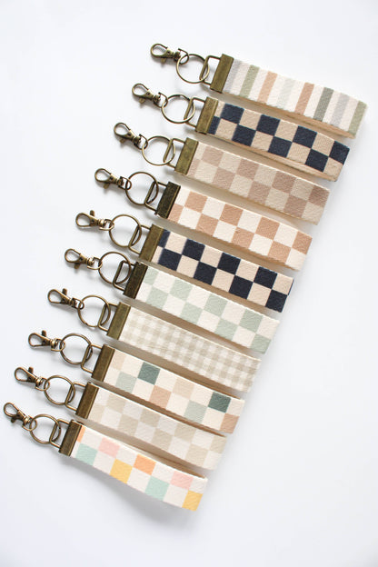 Canvas Wrist Keychain