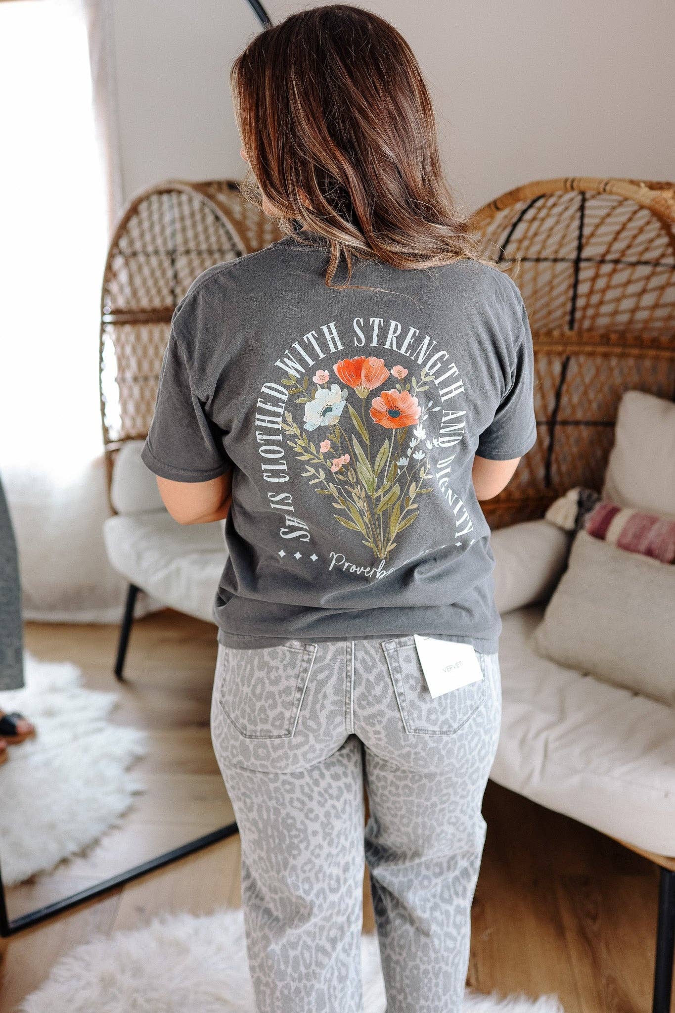 Strength & Dignity Graphic Tee - Comfort Colors