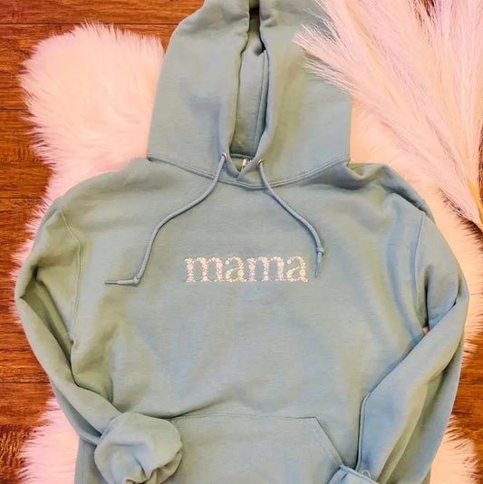 Mama Embroidered Hoodie
