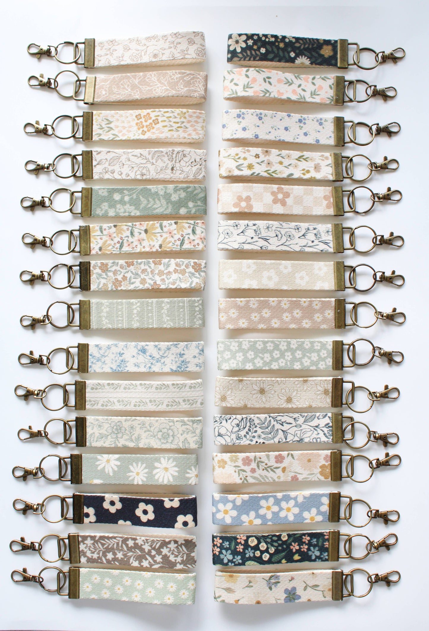 Canvas Wrist Keychain