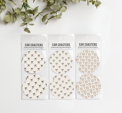 Car Coasters, Set of 2 Car Coasters