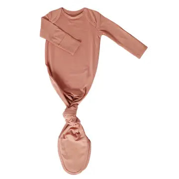 Knotted Baby Gown - 0-3 Months