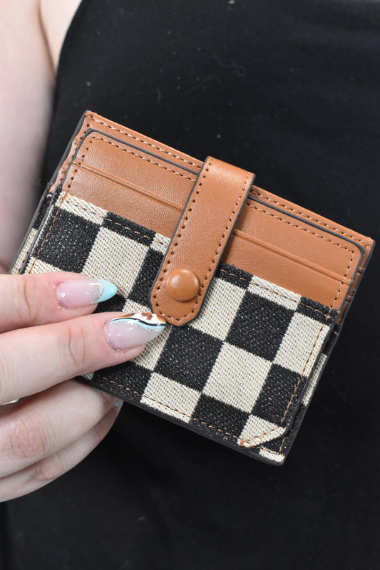 Checkered Wallet