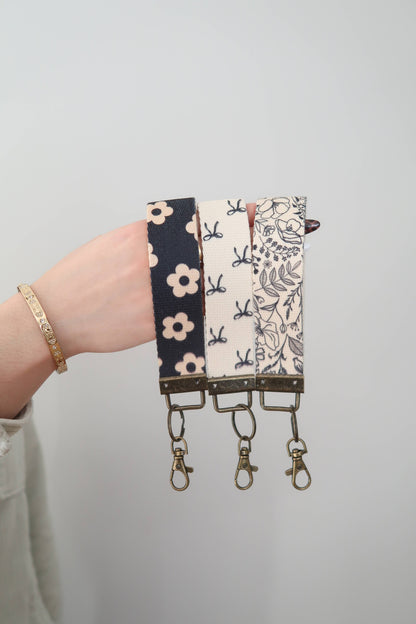 Canvas Wrist Keychain